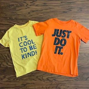 Boys Nike / Cat & Jack T-shirt Bundle